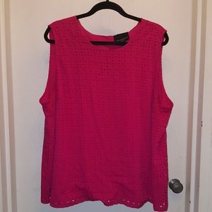 Cynthia Rowley Woman Fuchsia Blouse, size 3X